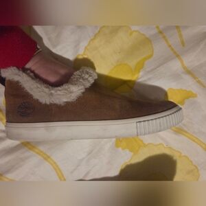 Timberland Brown Slip-On Sneakers